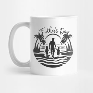 Sunset Stroll: Celebrating Father's Day Mug